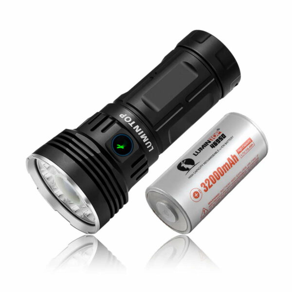 LUMINTOP Thanos 2.0 - LED/LEP Taschenlampe mit 8x XHP50.2 LEDs & 1x LEP für bis zu 12.600 Lumen – Bild 3
