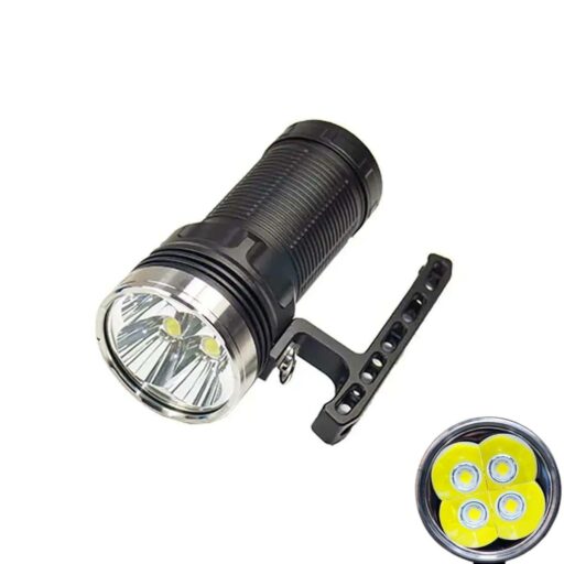 AMUTORCH DM70 - Taschenlampe mit 4x XHP70.3 LEDs für 23000 Lumen