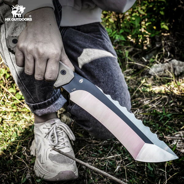 HX OUTDOORS D-322 Patrols - Outdoor Messer mit 20,5cm Klinge – Bild 6