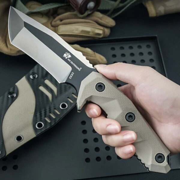 HX OUTDOORS D-319 Taskforce - Outdoor Messer mit 9,5cm Klinge – Bild 7