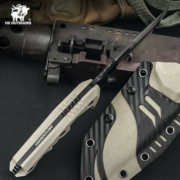 HX OUTDOORS D-319 Taskforce - Outdoor Messer mit 9,5cm Klinge – Bild 8