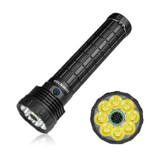 LUMINTOP Mach 3.0 - Taschenlampe mit 8x LED für bis zu 50.000 Lumen
