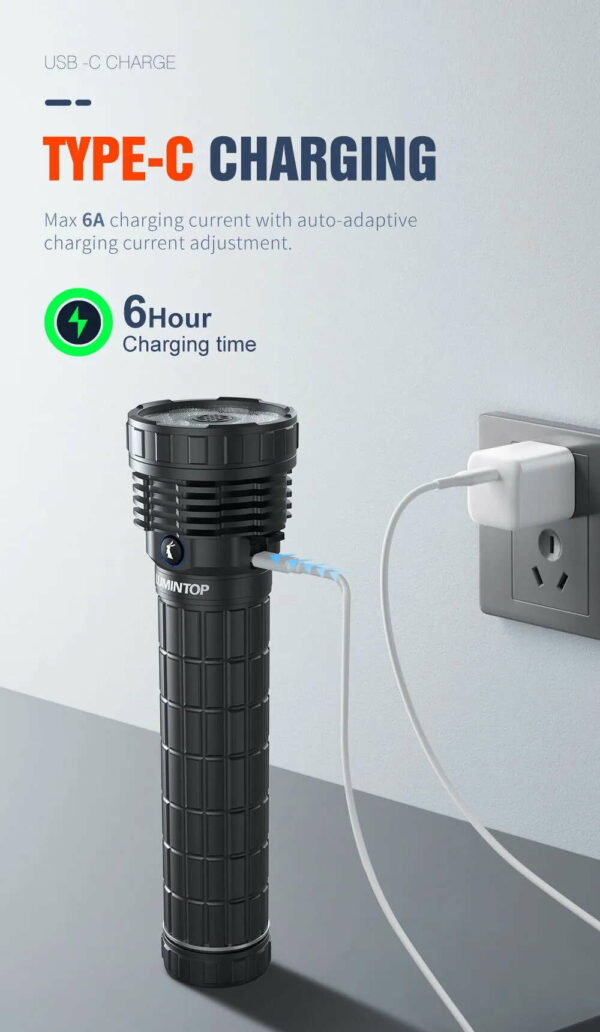 LUMINTOP Mach 3.0 - Taschenlampe mit 8x LED für bis zu 50.000 Lumen – Bild 16