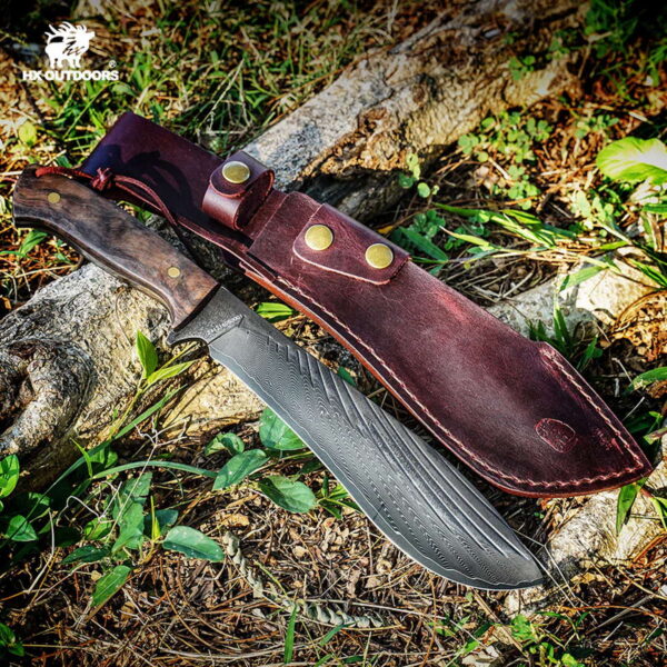 HX OUTDOORS DM-065 Damask Willow - Messer-Machete mit 21cm Klinge – Bild 2