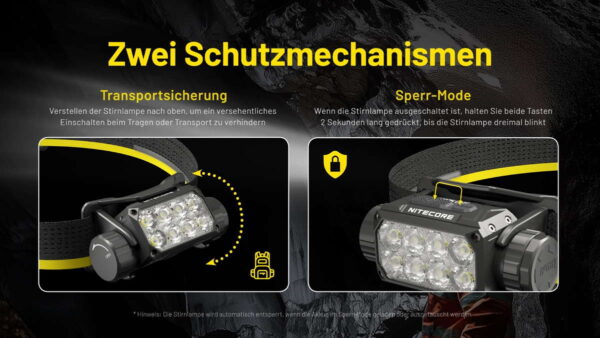 NITECORE HC75 - Stirnlampe mit 3000 Lumen & E-Fokus – Bild 13