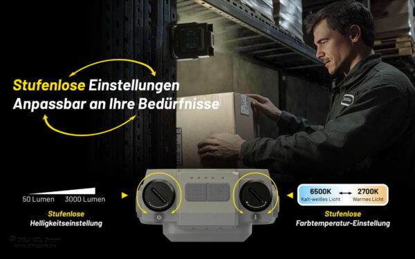 NITECORE NWL30 - 3-in-1 Outdoor Arbeitslicht, Mückenabwehr und Powerbank – Bild 9