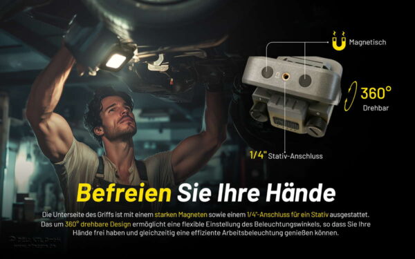 NITECORE NWL30 - 3-in-1 Outdoor Arbeitslicht, Mückenabwehr und Powerbank – Bild 11