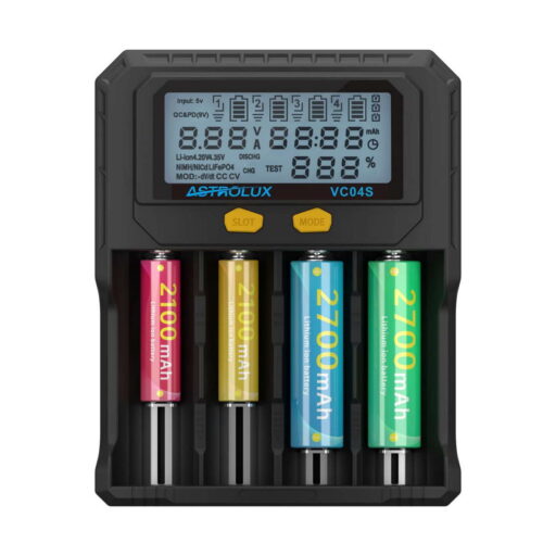 ASTROLUX VC04S - intelligentes USB Akku-Ladegerät