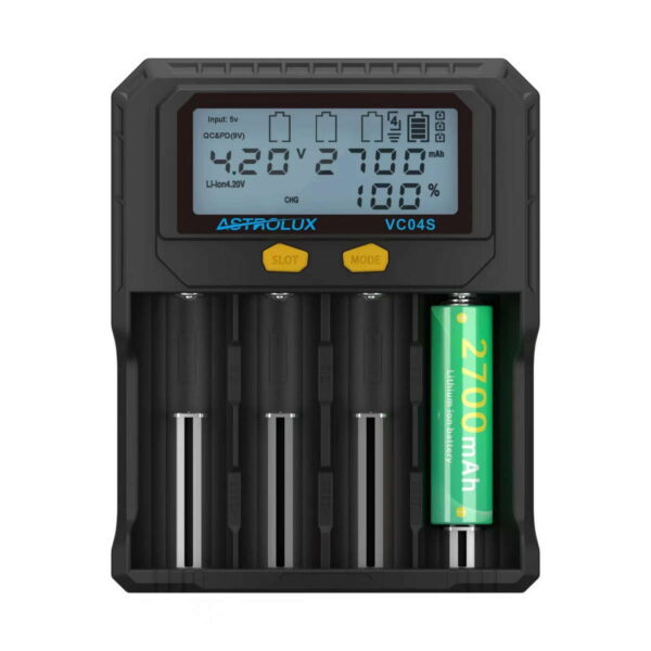 ASTROLUX VC04S - intelligentes USB Akku-Ladegerät – Bild 2