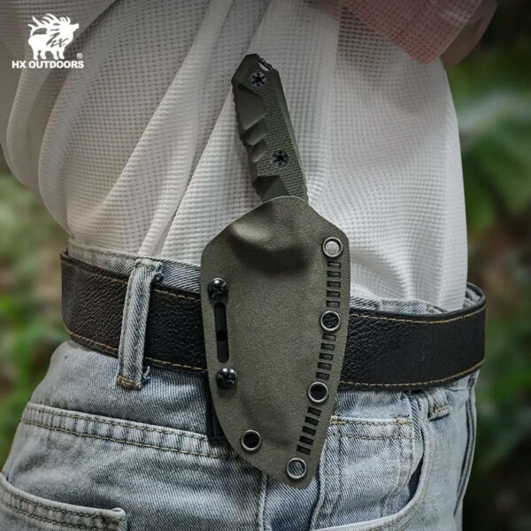 HX OUTDOORS D-170 Mini Mercenary - feststehendes Messer mit 71mm Klinge – Bild 9