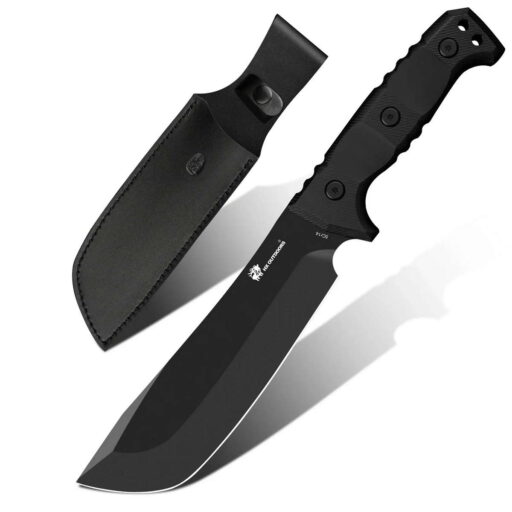 HX OUTDOORS D-297 Black Flare - Macheten-Messer mit 18cm Klinge