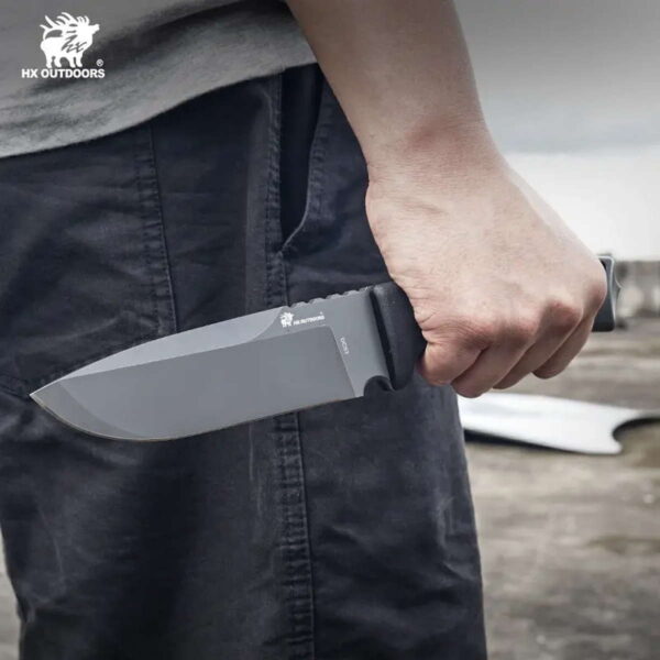 HX OUTDOORS D-307 Nightstalker - feststehendes Outdoor Messer mit 13cm Klinge – Bild 10