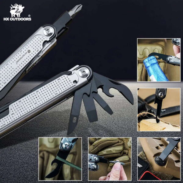 HX OUTDOORS GQ-25 Eaglite - EDC Multitool mit 20 Funktionen – Bild 5
