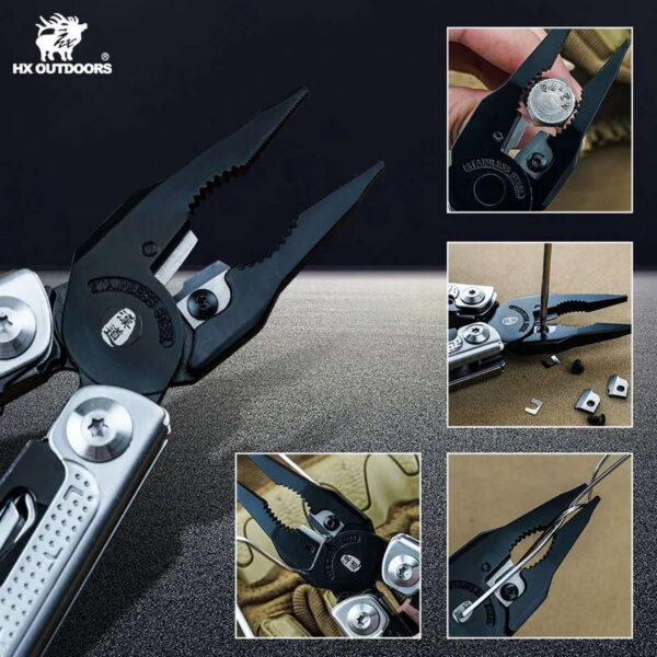 HX OUTDOORS GQ-25 Eaglite - EDC Multitool mit 20 Funktionen – Bild 8