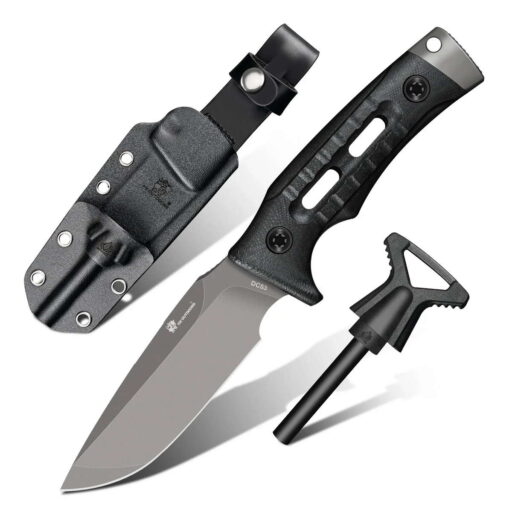 HX OUTDOORS TD-18B Rock Apex - Outdoor Survival Messer mit 96mm Klinge
