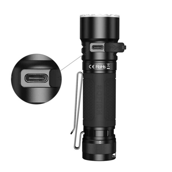 SOFIRN SR23 - EDC Taschenlampe mit 3300 Lumen und UV – Bild 5