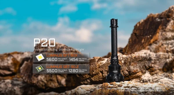 ACEBEAM P20 - Suchscheinwerfer mit 5.600 Lumen und 1.454m Reichweite – Bild 6