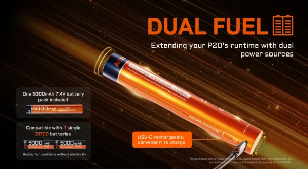 ACEBEAM P20 - Suchscheinwerfer mit 5.600 Lumen und 1.454m Reichweite – Bild 13