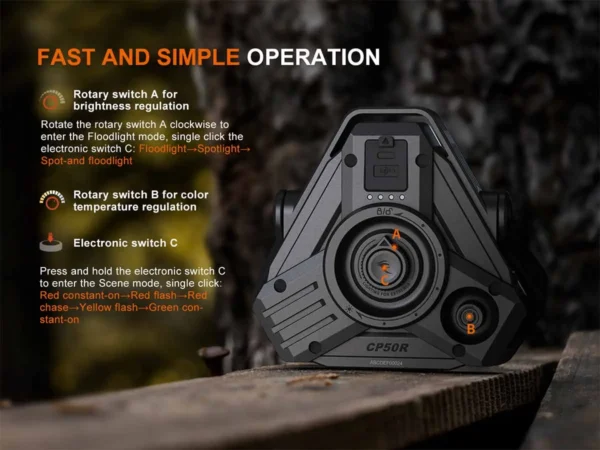 FENIX CP50R - LED & COB Arbeitsleuchte mit 5.500 Lumen – Bild 7