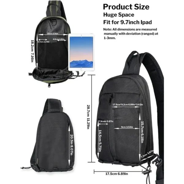 VIPERADE UGS1 - Lässiger Tagesrucksack/Sling Bag – Bild 7