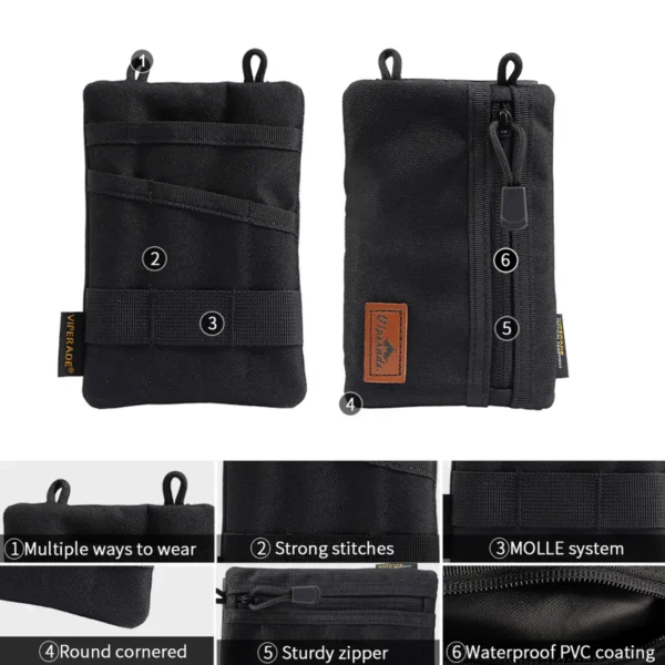 VIPERADE VE1 - Multifunktionale EDC Organizer-Tasche – Bild 13