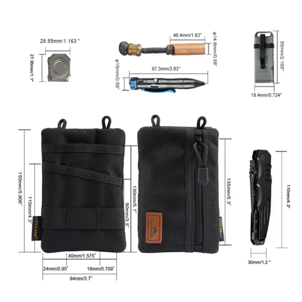 VIPERADE VE1 - Multifunktionale EDC Organizer-Tasche – Bild 11
