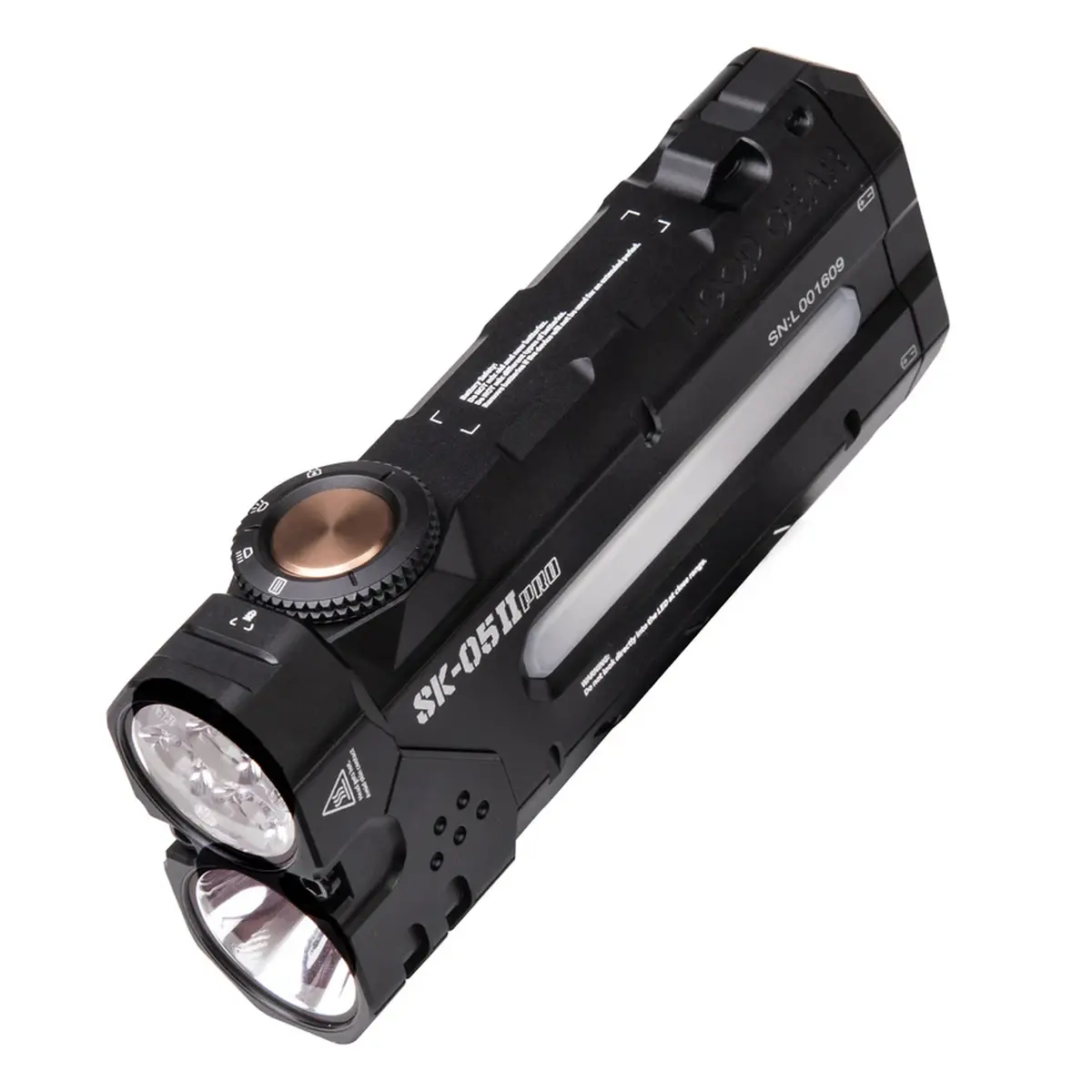 LOOP GEAR SK05 Pro 2 - flache EDC Taschenlampe mit 5000 Lumen