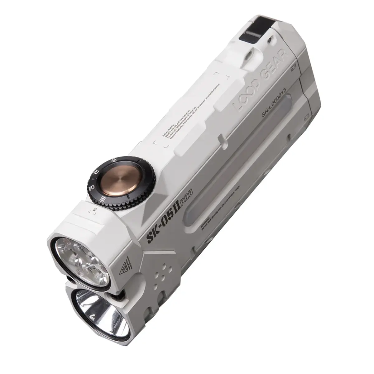 LOOP GEAR SK05 Pro 2 - flache EDC Taschenlampe mit 5000 Lumen – Bild 2
