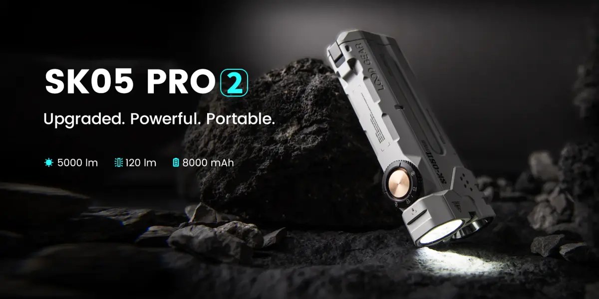 LOOP GEAR SK05 Pro 2 - flache EDC Taschenlampe mit 5000 Lumen – Bild 8