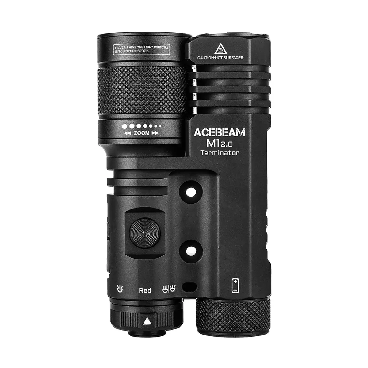 ACEBEAM Terminator M1 2.0 - Dual Head LEP & LED Taschenlampe – Bild 3