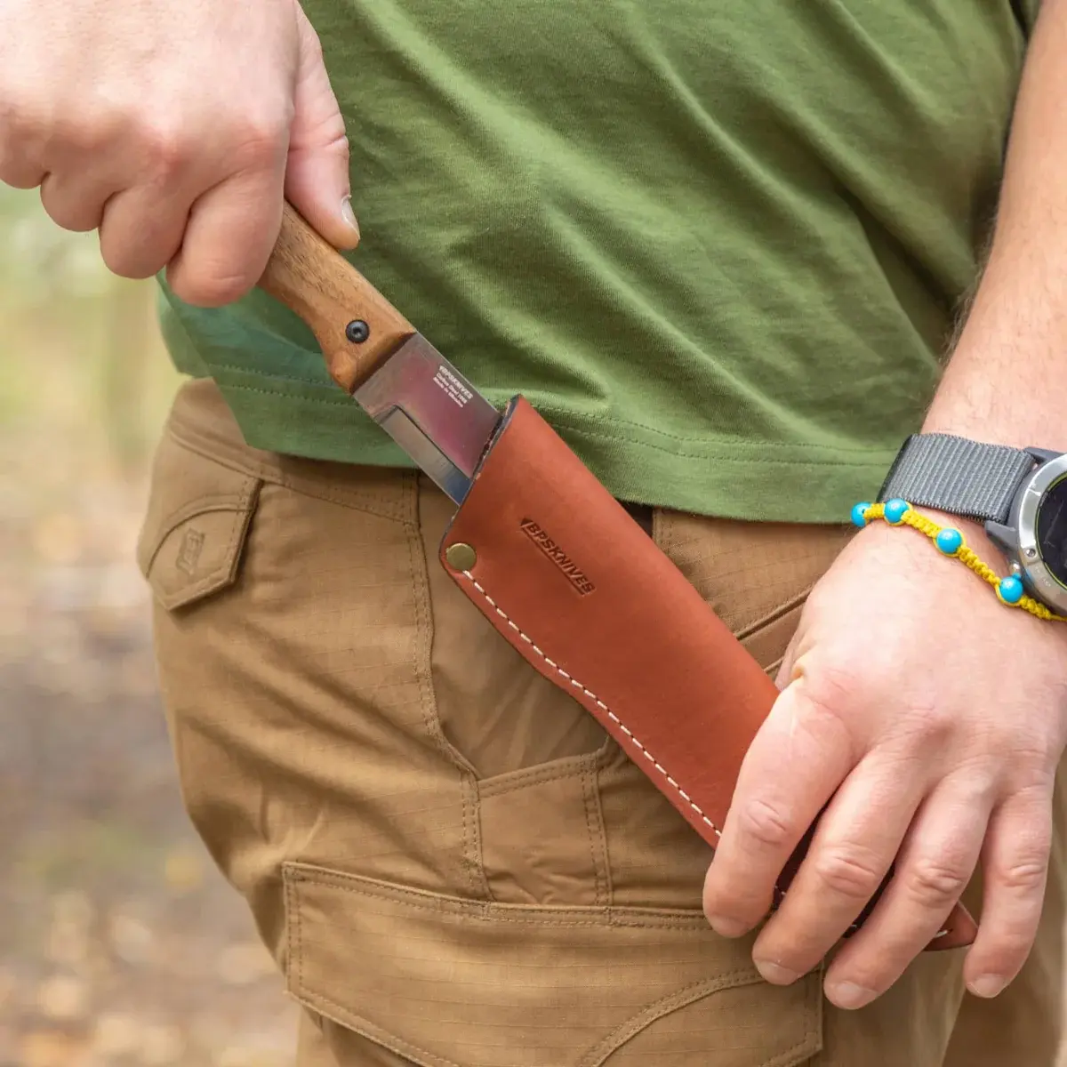 BPS KNIVES B1 - feststehendes Outdoor & Bushcraft Messer – Bild 9