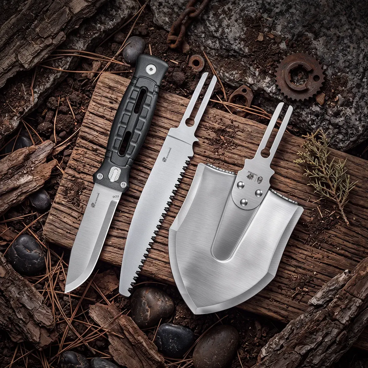 HX OUTDOORS GBC-68 ROCK APEX Wild Trek 3-in-1 Outdoor Tool Kit – Bild 3