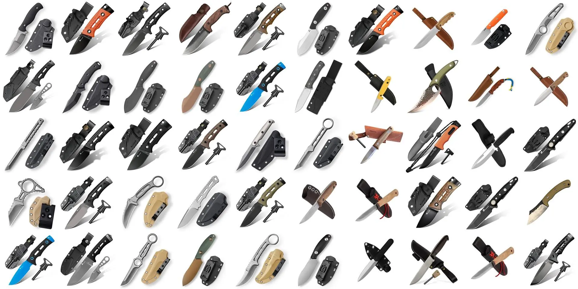 Übersicht: feststehende Outdoor-Messer header feststehende messer