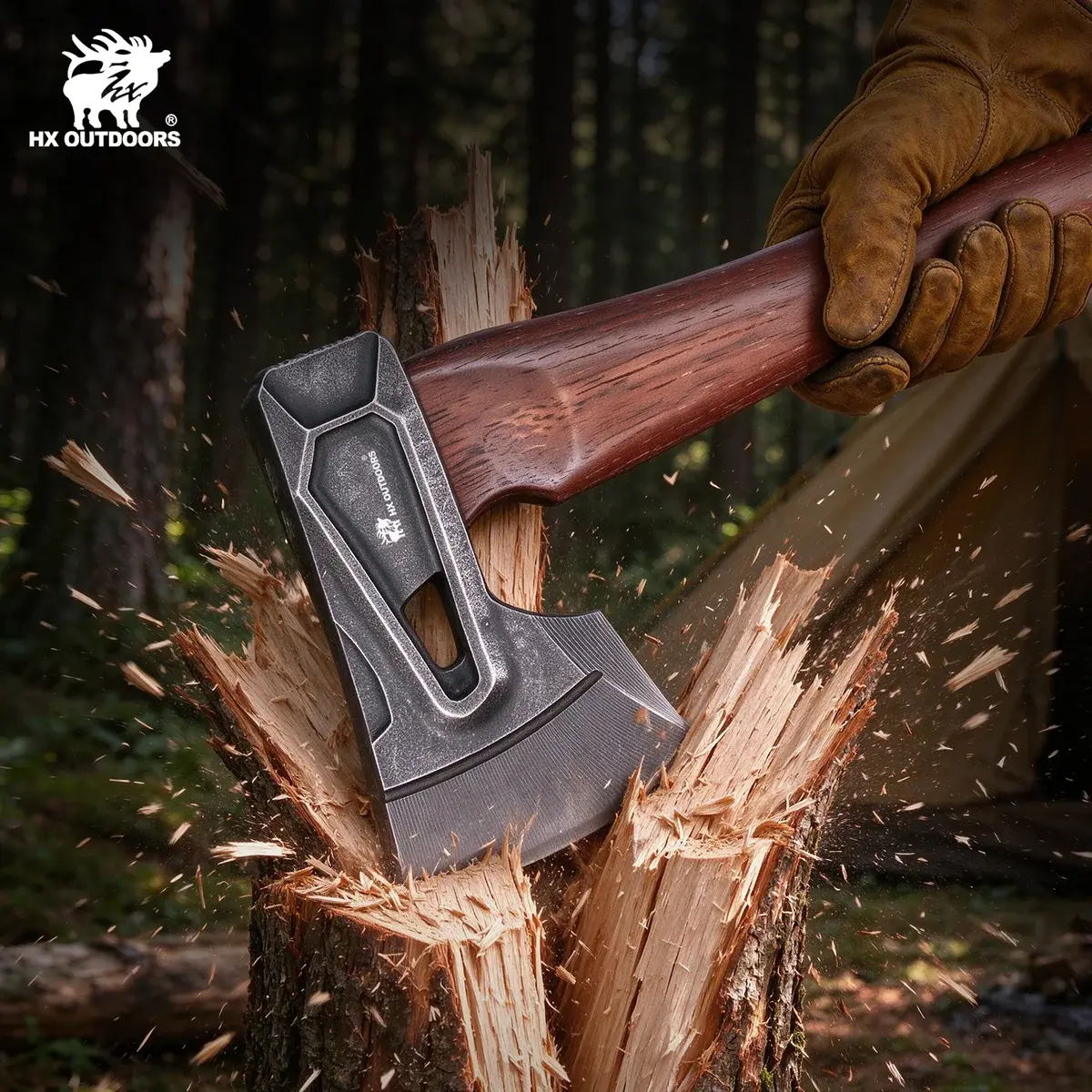 HX OUTDOORS FT-21 Patrol Campingbeil – Bild 8