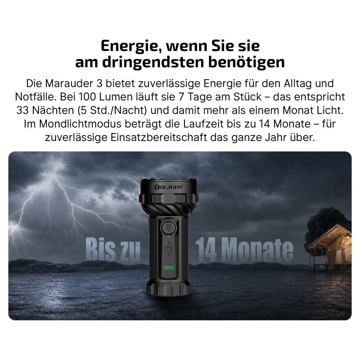 OLIGHT Marauder 3 - Search & Rescue Taschenlampe mit bis zu 25000 Lumen – Bild 13