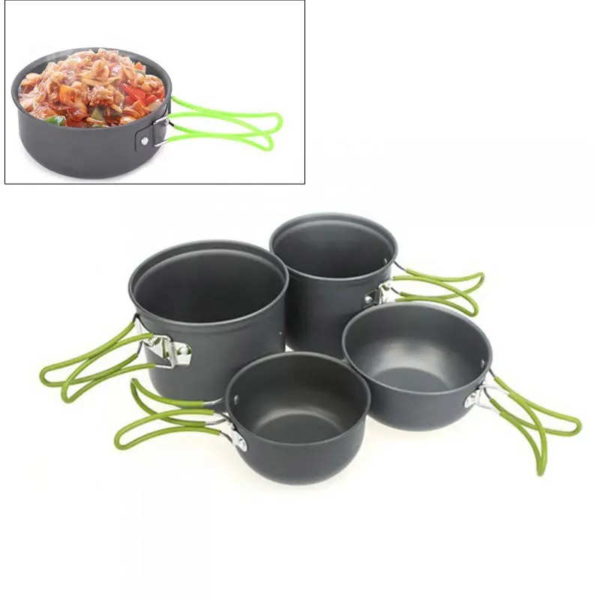 Alu Outdoor Kochgeschirr 2-4 Personen – Bild 6