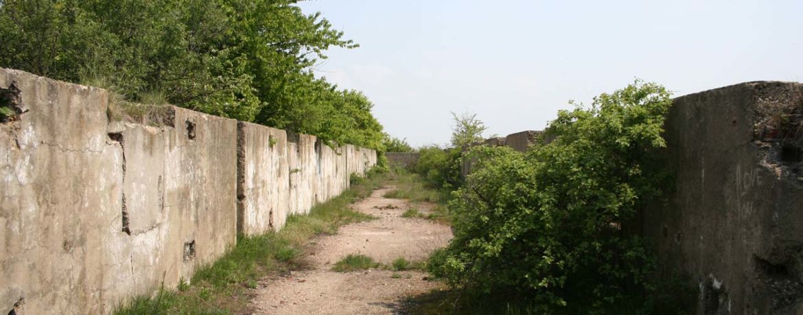 Reste des Munitionslagers in der Schanze von 1866 - Herrenholz/Bisamberg