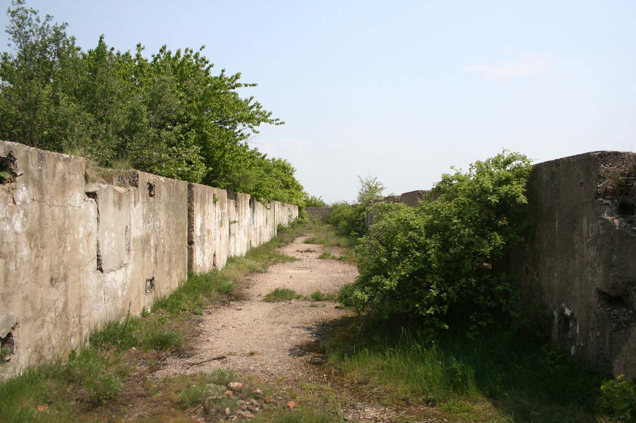 Reste des Munitionslagers in der Schanze von 1866 - Herrenholz/Bisamberg