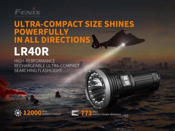 FENIX LR40R -  Spot- & Flut-Licht 12.000 Lumen – Bild 6