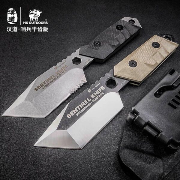 HX OUTDOORS D-168 - feststehendes Messer mit 90mm Klinge – Bild 10