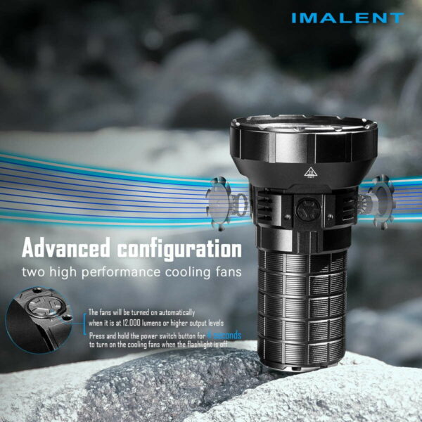 IMALENT MR90 - Taschenlampe mit 8x XHP70.2 & 1x SBT90.2 LEDs für bis zu 50000 Lumen – Bild 8