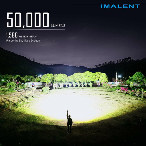 IMALENT MR90 - Taschenlampe mit 8x XHP70.2 & 1x SBT90.2 LEDs für bis zu 50000 Lumen – Bild 12