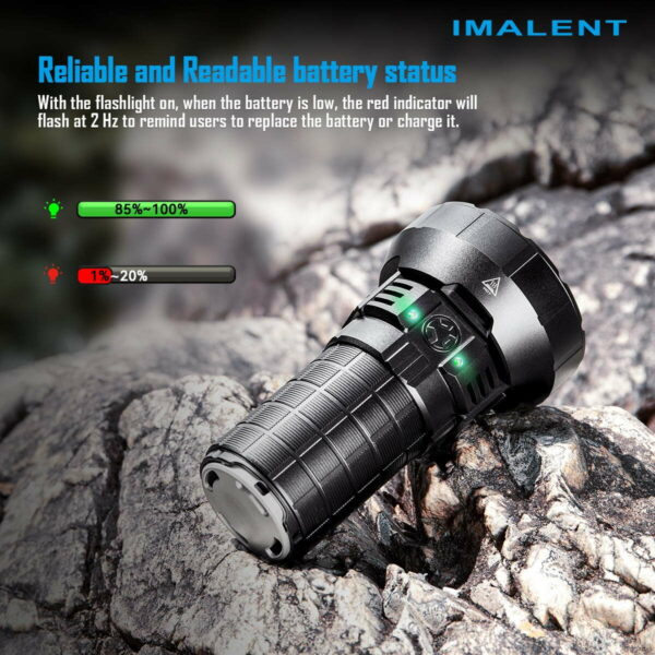 IMALENT MR90 - Taschenlampe mit 8x XHP70.2 & 1x SBT90.2 LEDs für bis zu 50000 Lumen – Bild 16