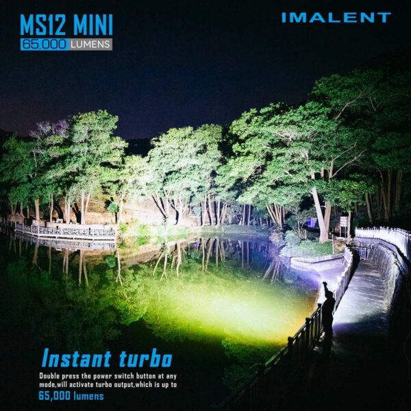 IMALENT MS12 Mini - Taschenleuchte mit 12x XHP70.2 LEDs für bis zu 65.000 Lumen – Bild 12