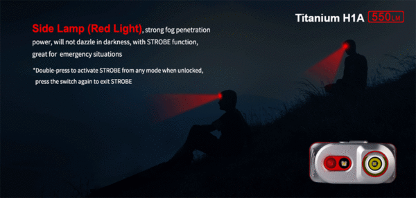 KLARUS H1A - 550 Lumen Titan Stirnlampe – Bild 9