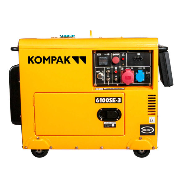 Kompak 6100SE-3 - 6.9kvA Diesel Not-Stromaggregat 230V/400V – Bild 4