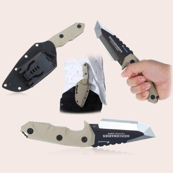 HX OUTDOORS D-165 Mercenary - feststehendes Messer mit 90mm Klinge – Bild 5