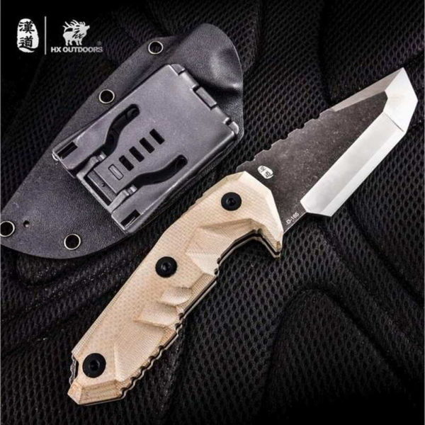 HX OUTDOORS D-165 Mercenary - feststehendes Messer mit 90mm Klinge – Bild 6