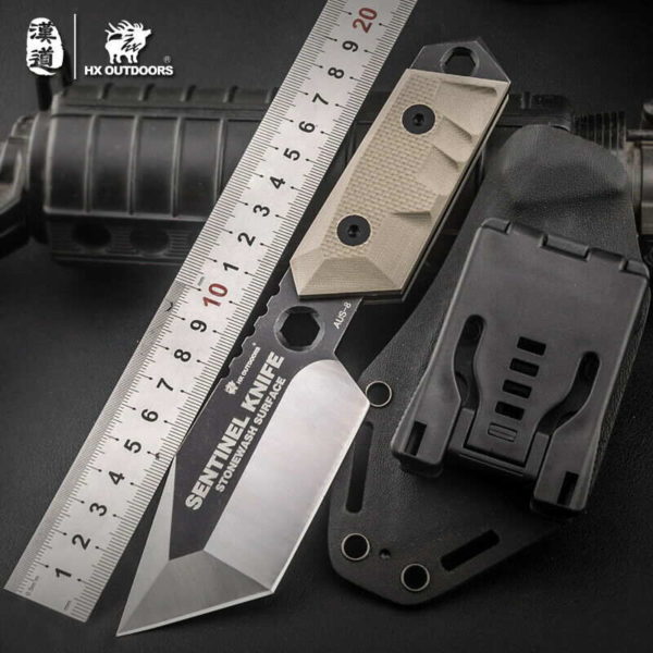 HX OUTDOORS D-168 - feststehendes Messer mit 90mm Klinge – Bild 7
