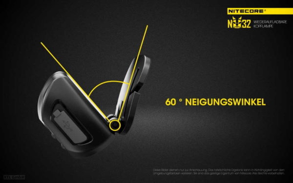 NITECORE NU32 - kompakte Stirnlampe/Helmlampe mit 550 Lumen – Bild 11